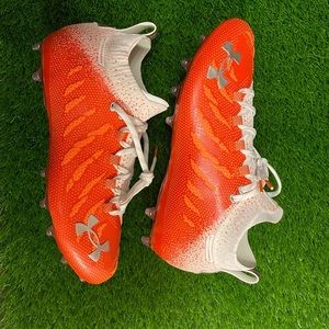 Under Armour Spotlight MC Cleats - Orange & White